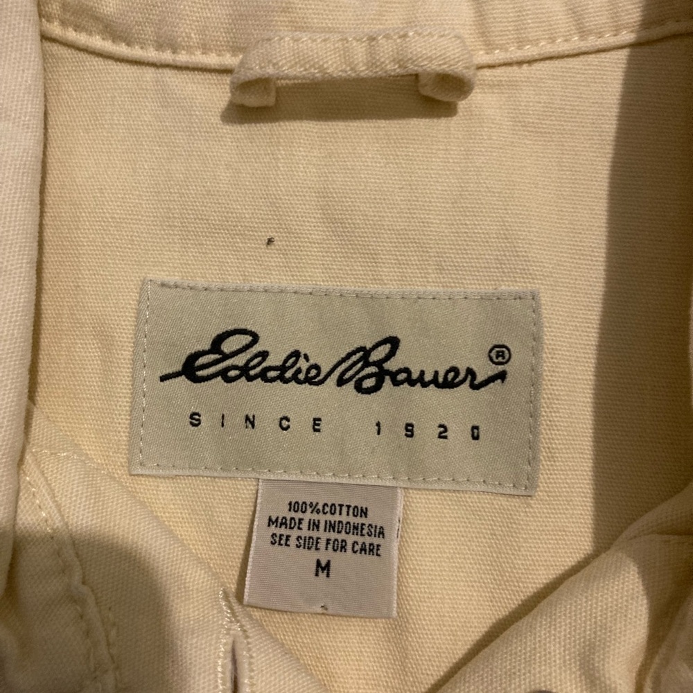 Eddie Bauer Pale Yellow Jean Jacket - Picture 5 of 9